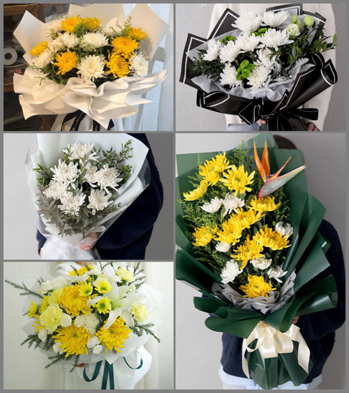 山西晋中介休市连福镇大许村白事花束代送